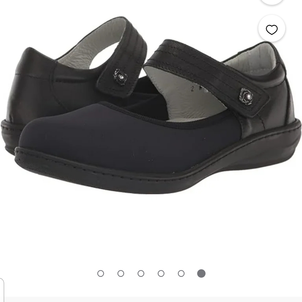 David Tate Black Mary Jane Flats